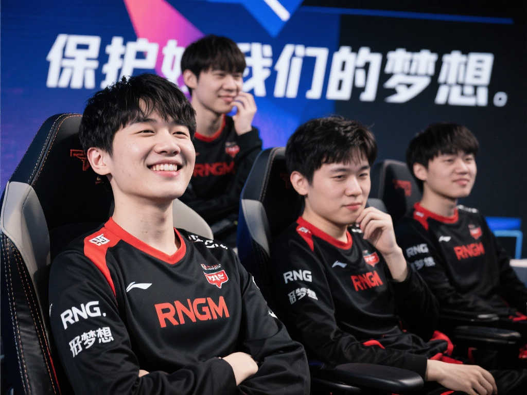 [流言板] RNG.M赛后返图：守护梦想，静待花开结果时