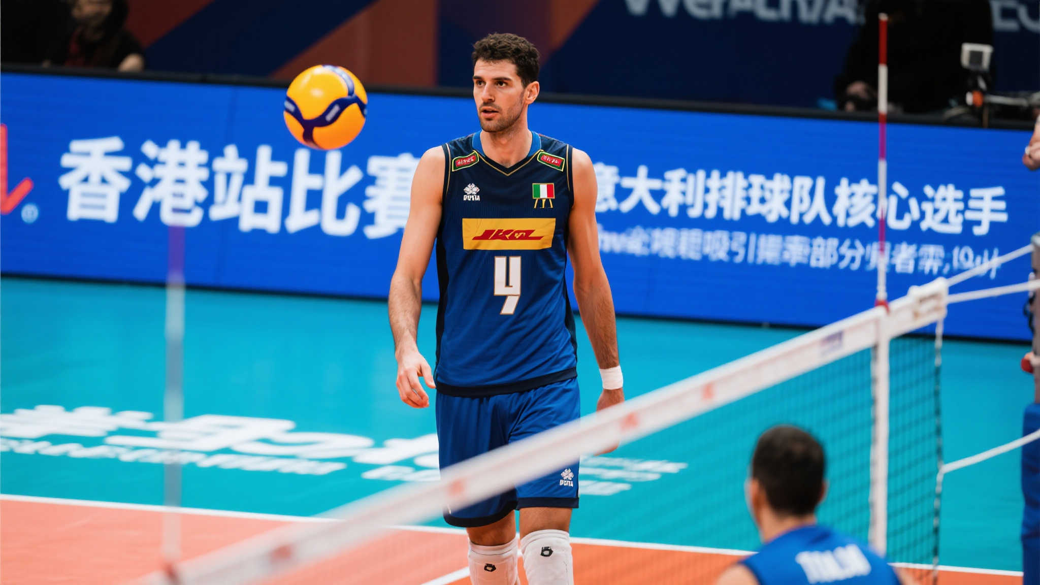 香港站专访意大利排球明星埃泽二传手